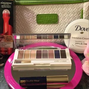 Estée Lauder GoldStar Bundle NWOT Day/Night Bag+